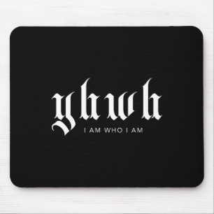 Tapis De Souris Yhwh Christian Streetwear Esthétique Bible Scriptu
