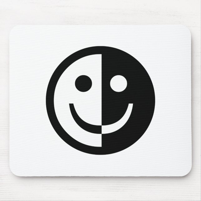 Tapis De Souris Yin et smiley de Yang (Devant)