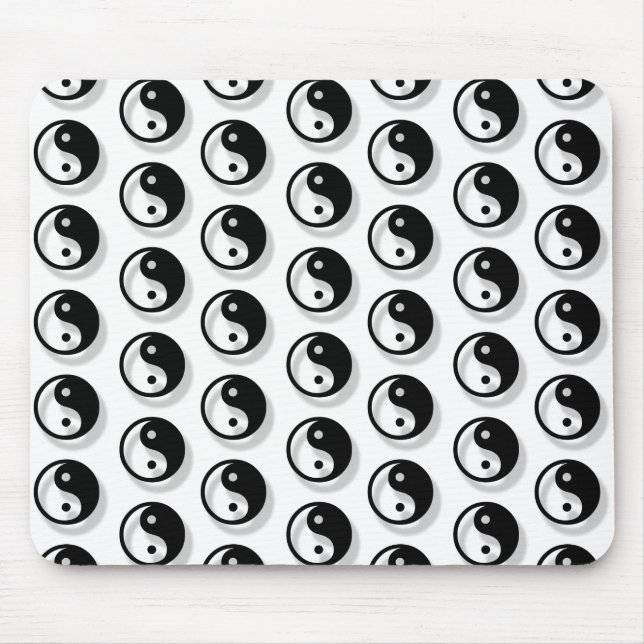 Tapis De Souris Yin Et Yang Motif (Devant)