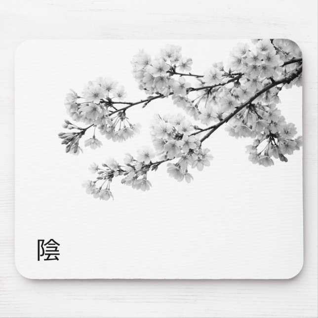 Tapis De Souris Yin Sakura Mousepad (Devant)