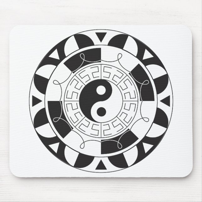 Tapis De Souris Yin Yang Madolin (Devant)
