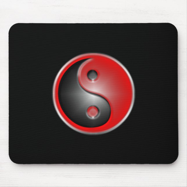Tapis De Souris yin-Yang-rouge (Devant)