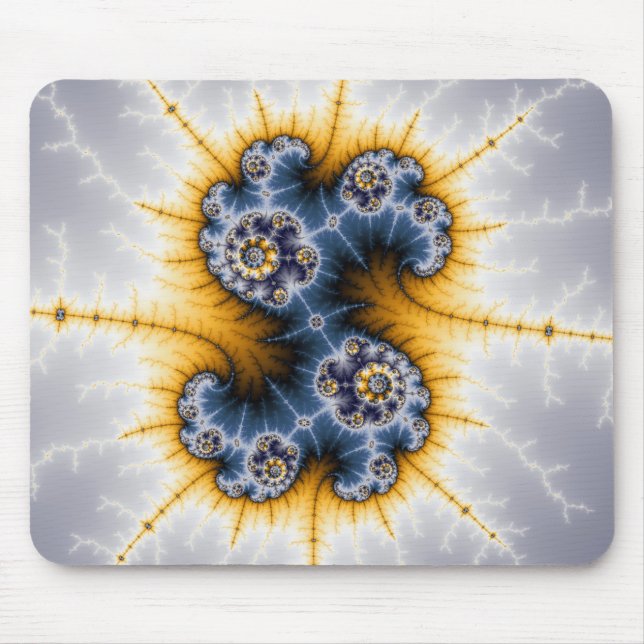 Tapis De Souris Yinyang Twister - Fractal Mousepad (Devant)