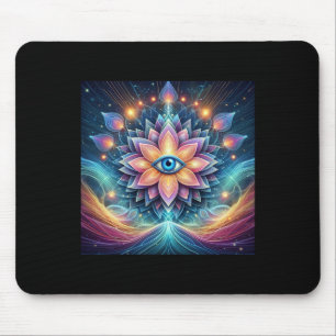 Tapis De Souris Yoga Ajna Conscience Troisième Œil Chakra Brahman