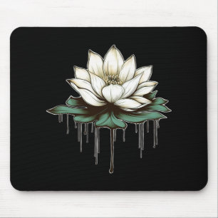 Tapis De Souris Yoga Botanique Lotus Spirituel