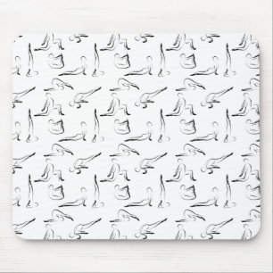 Tapis De Souris Yoga pose motif