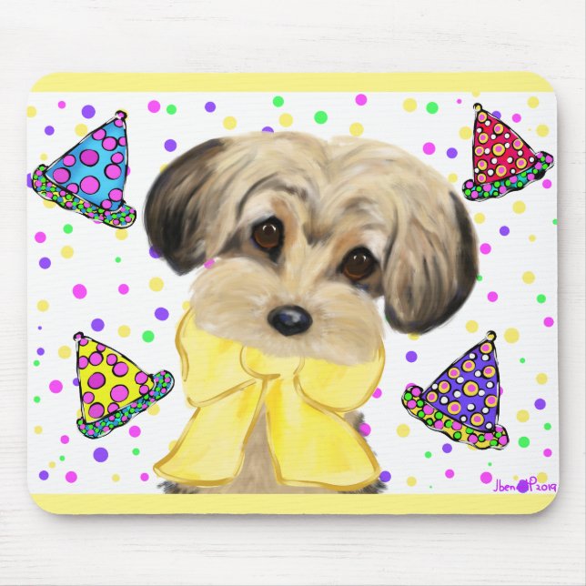 Tapis De Souris Yorkie Poo (Devant)