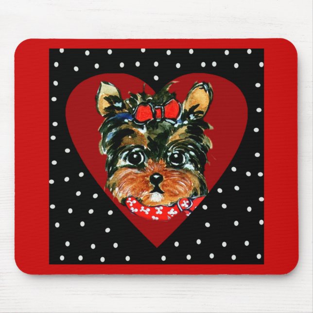 Tapis De Souris Yorkie Poo mignon (Devant)