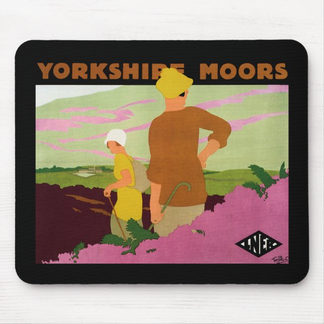 Tapis De Souris Yorkshire Moors (Devant)