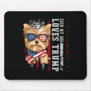 Tapis De Souris Yorkshire Terrier Chien Yorkie Même Mon Chien Aime