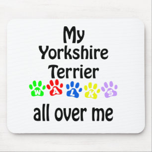Tapis De Souris Yorkshire Terrier Walks Design