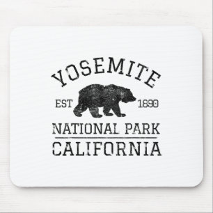 Tapis De Souris Yosemite Parc National Californie Ours Nature Rand