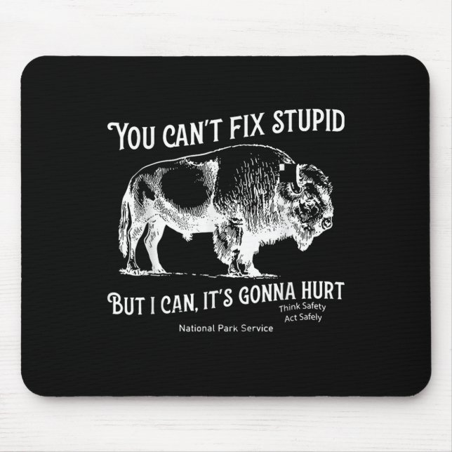 Tapis De Souris You Can't Fix Stud But I Can It's Gonna Hurt Think (Devant)