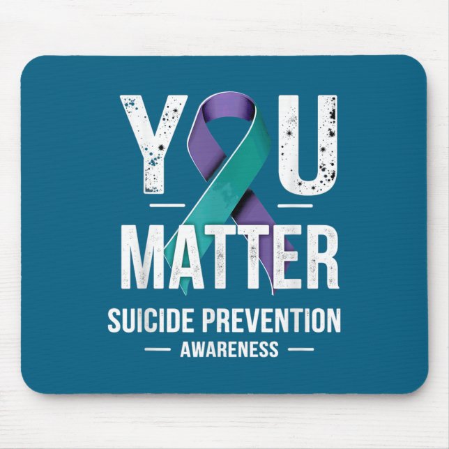Tapis De Souris You Suicide Prevention Awareness  (Devant)