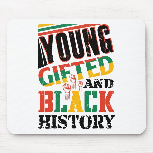 Tapis De Souris Young Gifted And Black History  (Devant)