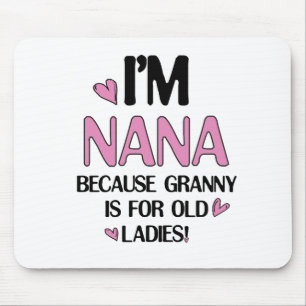 Tapis De Souris Young Nana Graphic Nana Clipart Design Grandma Art