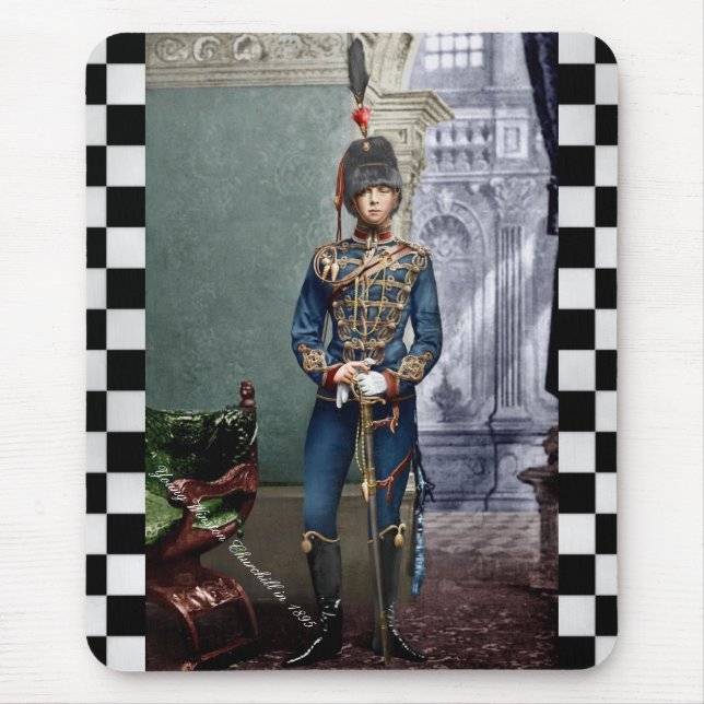 Tapis De Souris Young Winston Churchill in 1895 (Devant)