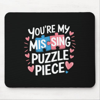 Tapis De Souris You're My Missing Puzzle Piece Valentine Matching 