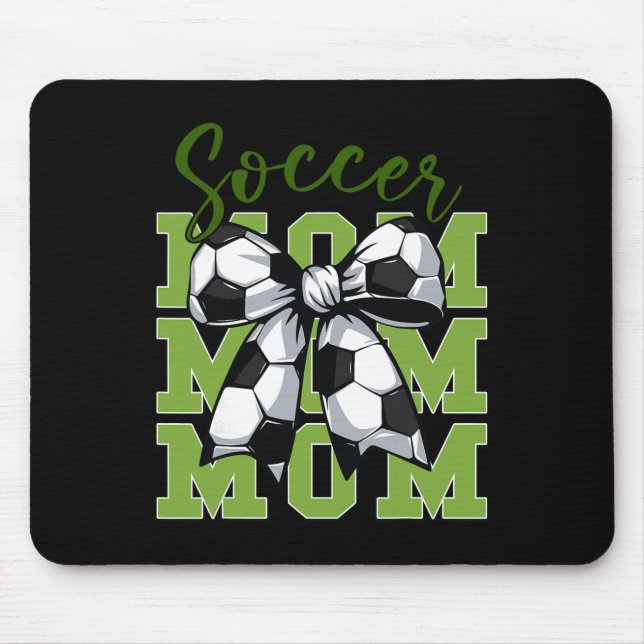 Tapis De Souris Youth Soccer Mom Coquette Bow Cute Sister Toddler  (Devant)