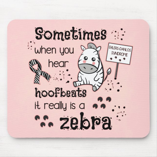Tapis De Souris Zebra awareness (Devant)