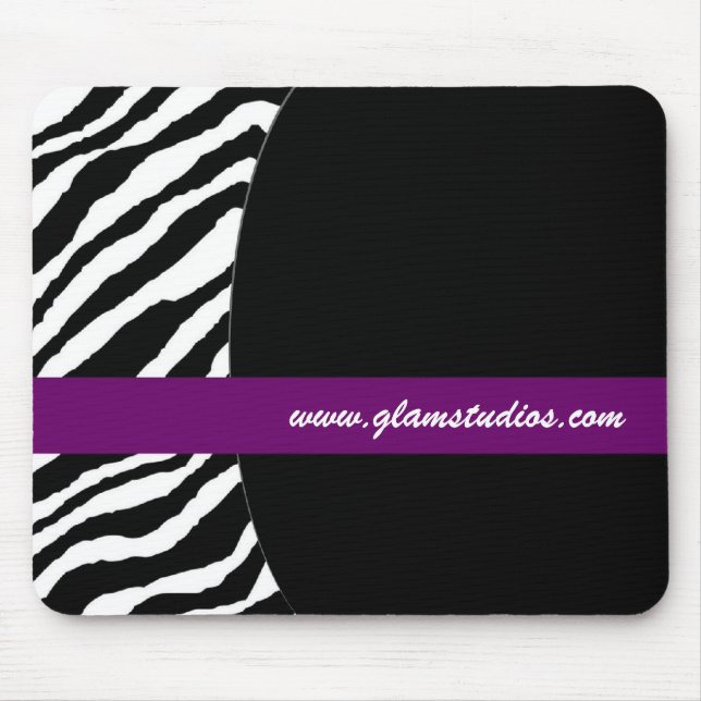 Tapis De Souris Zèbre Mousepad rayé (Devant)
