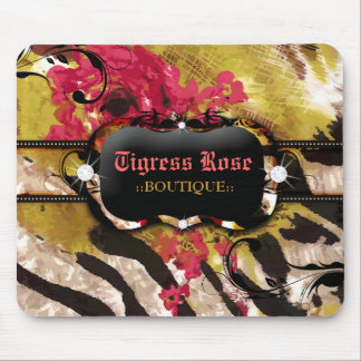 Tapis De Souris Zèbre Mousepad rose de 311 tigresses