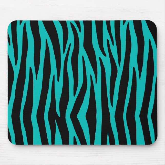 Tapis De Souris Zèbre turquoise (Devant)