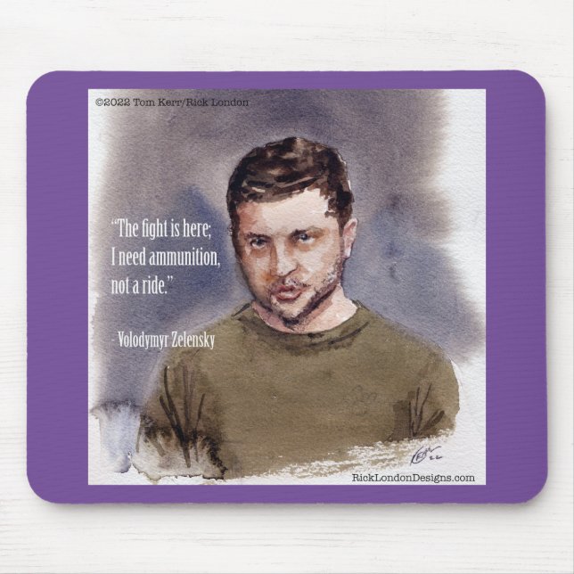 Tapis De Souris Zelensky, Volodymyr (Devant)