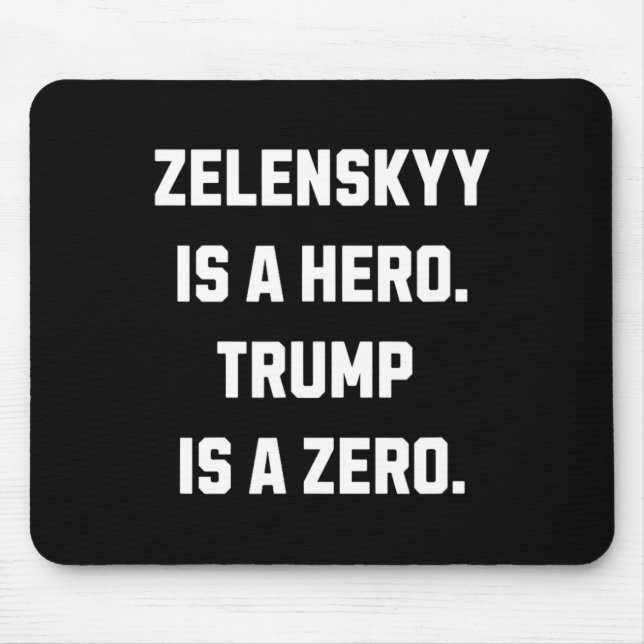 Tapis De Souris Zelenskyy est un héros.  (Devant)