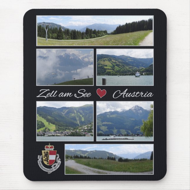 Tapis De Souris Zell AM voient, mousepad de l'Autriche (Devant)
