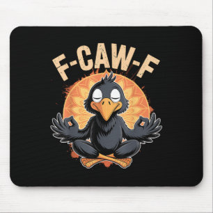 Tapis De Souris Zen Corbeau F Croasse F Corbeau Fcawf Méditation D