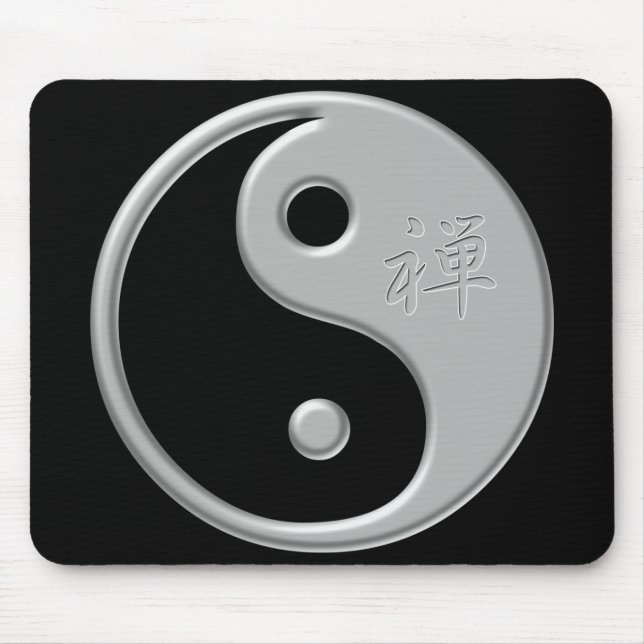 Tapis De Souris Zen Yin Yang Mousepad (Devant)
