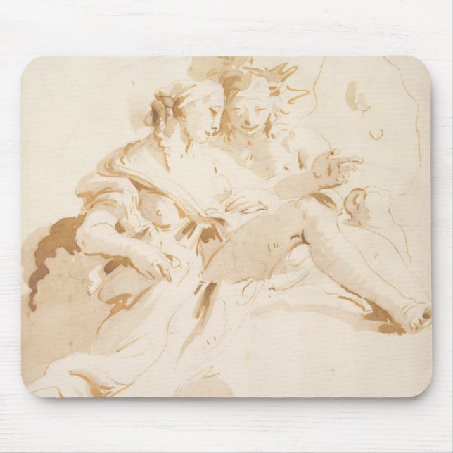 Tapis De Souris Zéphyr et Flora (Devant)