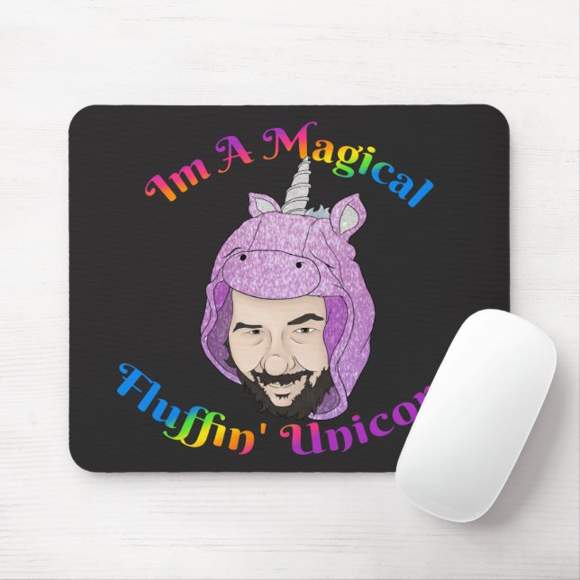 Tapis De Souris Zer0's Magical Fluffin Unicorn Mousepad (Avec souris)