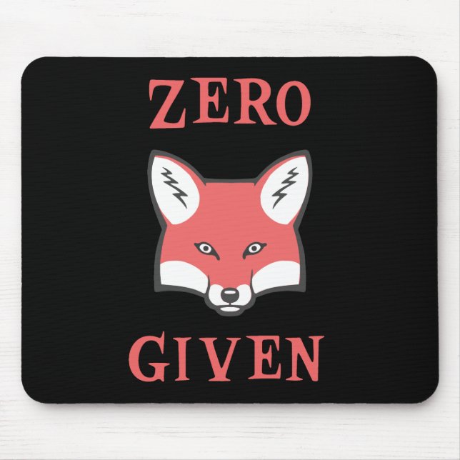 Tapis De Souris Zéro (Fox) donné (Devant)