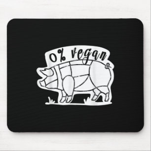 Tapis De Souris Zéro Pour Cent Vegan Funky Barbecue Carnivore Mang