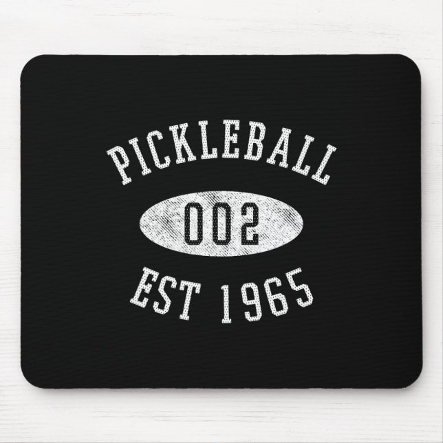 Tapis De Souris Zéro Zéro Deux Pickleball Drôle (Devant)