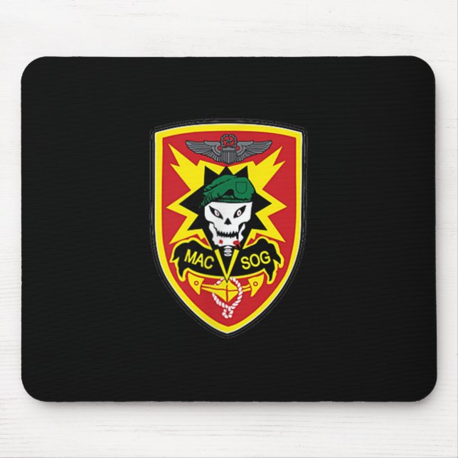 Tapis De Souris Zgxblwjhbsy Creations Co Macv-sog Vietnam War Mili (Devant)