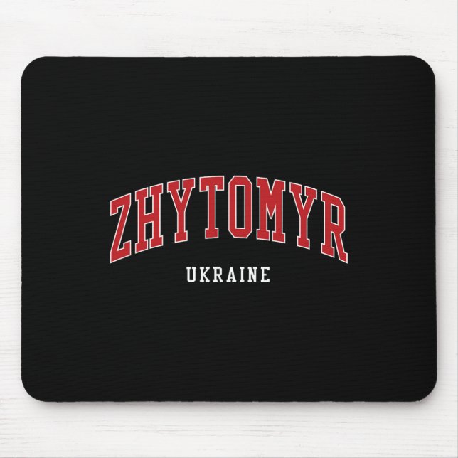 Tapis De Souris Zhytomyr Ukraine College University Style  (Devant)