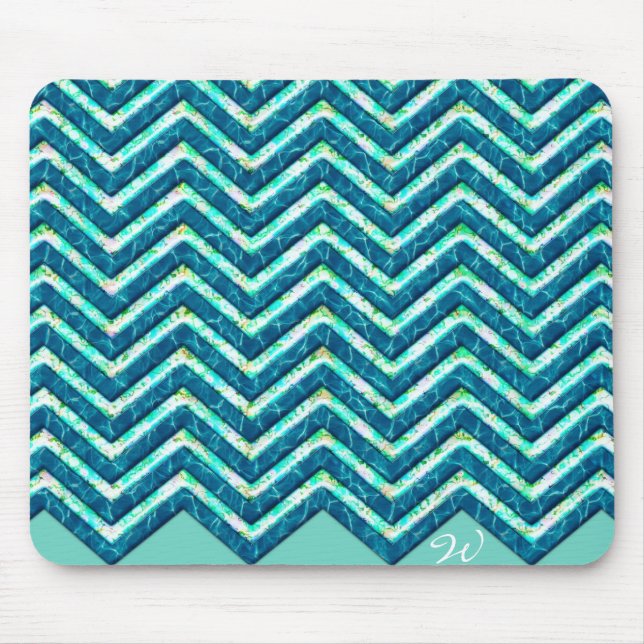 Tapis De Souris Zig Zag 2 Mousepad (Devant)