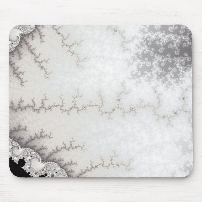 Tapis de souris Zigzag argenté (Devant)