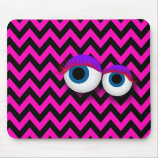 Tapis De Souris ZigZag eye Monster pad : pink