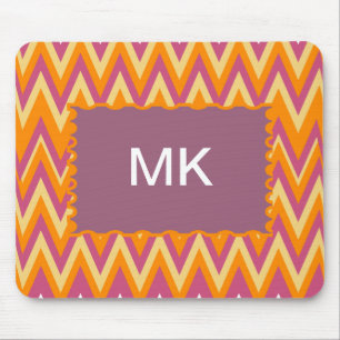 Tapis De Souris Zigzag tribal aztèque