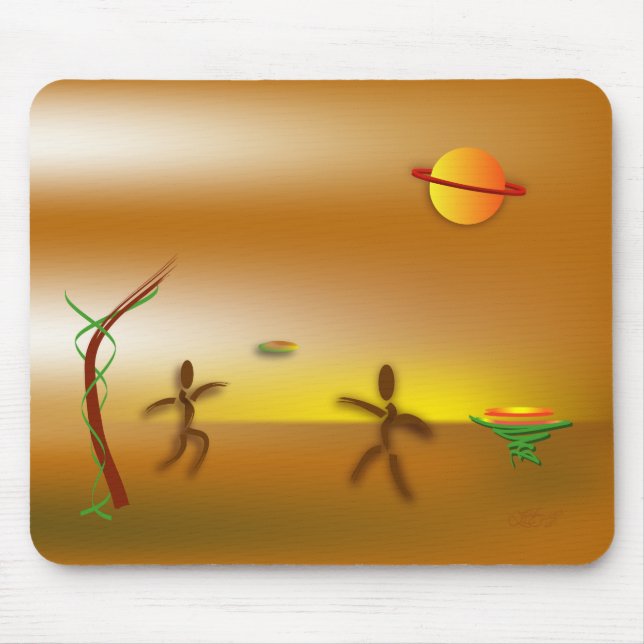 Tapis De Souris Zinglees ~ Atterrissage (Devant)