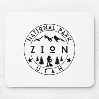 Tapis De Souris Zion National Park Utah Hiker Nature Hiking Outdoo