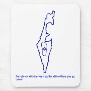 Tapis De Souris Zo Artzeinu - Joshua 1:3
