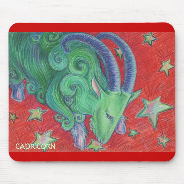 Tapis De Souris Zodiac Capricorne mousepad (Devant)