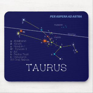 Tapis De Souris Zodiaque Taurus