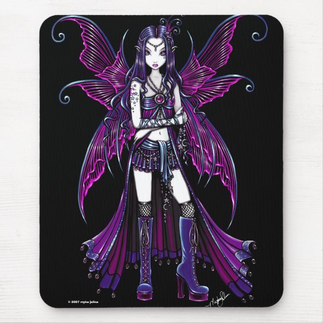 Tapis De Souris "Zoe" Mousepad féerique rose céleste (Devant)