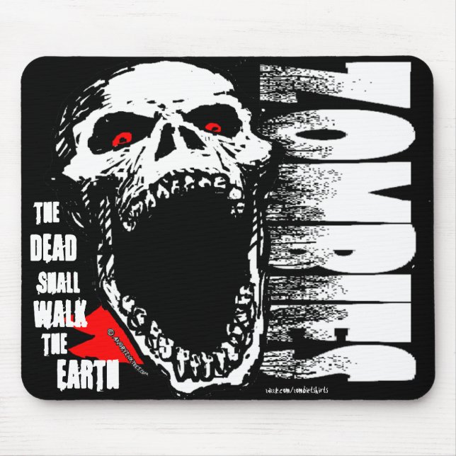 Tapis De Souris Zombi Mousepad (Devant)